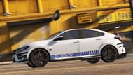The Dinka Sugoi has a sporty and aggressive-looking design (Image via Rockstar Games)